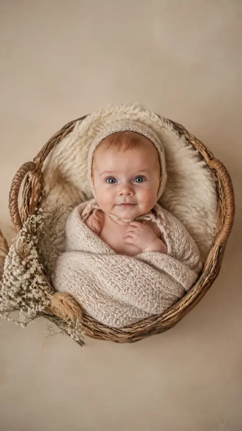 Baby in a Basket