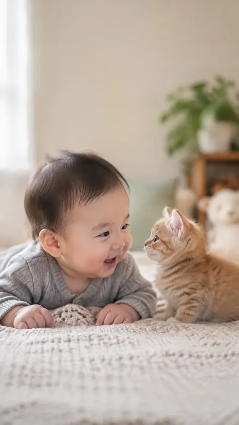 Baby & Kitten