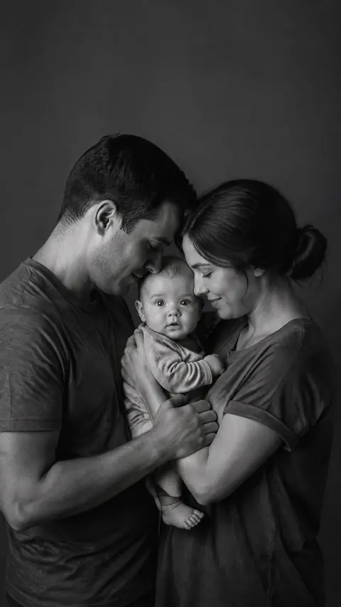 Black & White Family