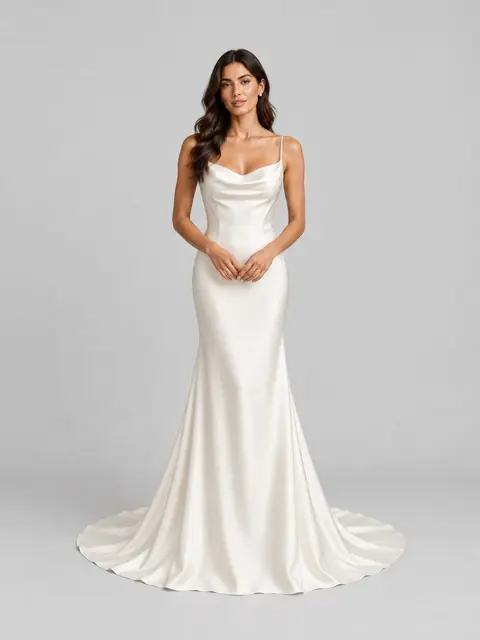 Minimal Satin Bridal