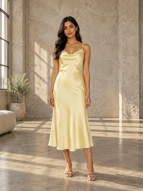 Butter Yellow Dress