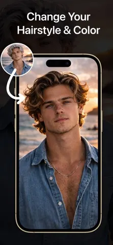 AI Hairstyle screen
