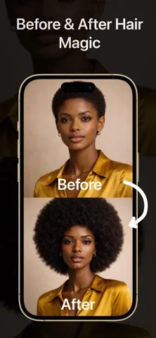 AI Hairstyle screen