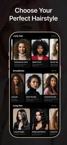 AI Hairstyle screenshot