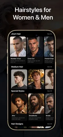 AI Hairstyle screenshot